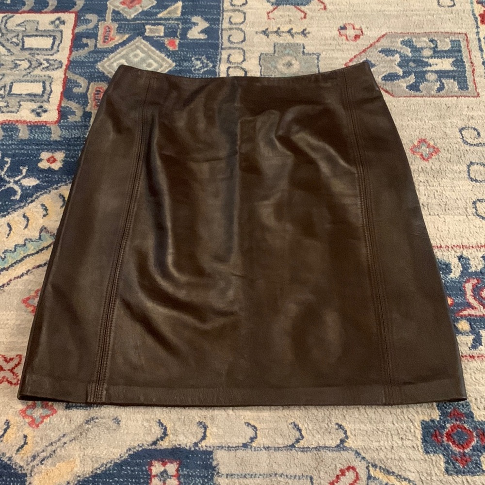 Leather skirt